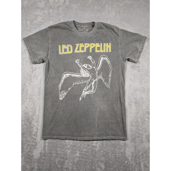 Led Zeppelin Other - Led Zeppelin Official T Shirt Adult Small Gray Rock Y2k Band London Guitar